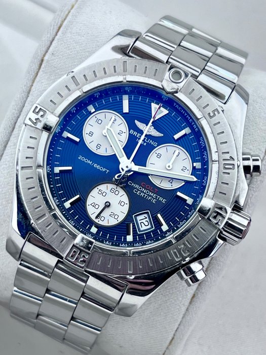 Breitling - Colt Chronograph Chronometre Blue - Ohne Mindestpreis - A73380 - Herren - 2000-2010