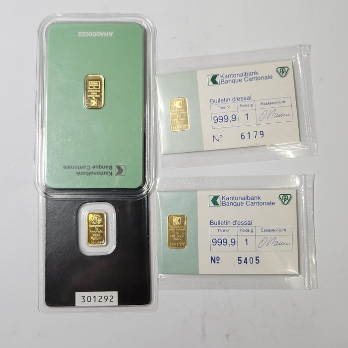 4 gram - Guld 999 - Mixte LBMA - Med certifikat