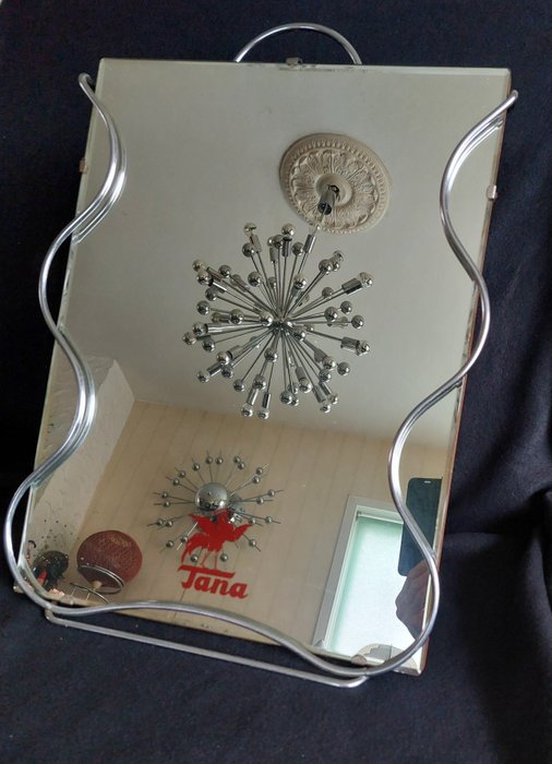 Tana - Standspiegel - Bodenspiegel  - Spiegelglas / verchromtes Metall – Spiegelschuhe anprobieren