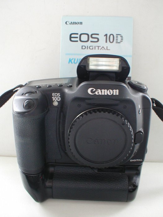 Canon EOS 10D met Canon Battery Grip BG-ED3 數位單眼反光相機（DSLR）