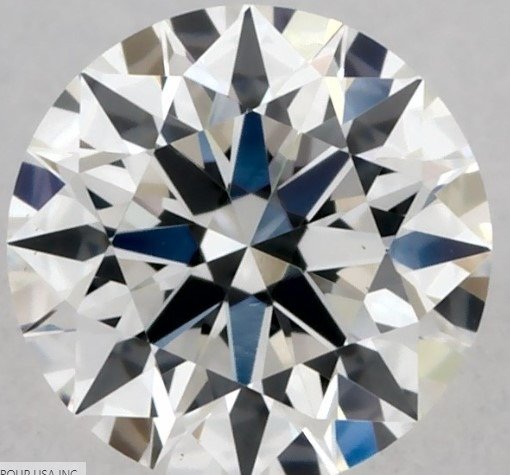 1 pcs 钻石 - 0.28 ct - 圆形 - G - VS2 轻微内含二级, No reserve price gia