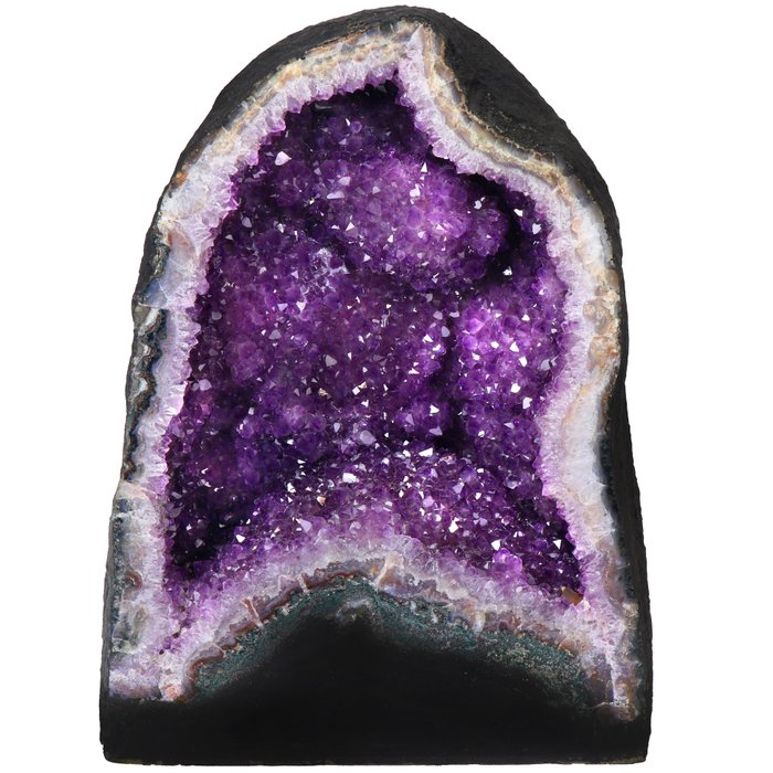 AA 品質 - “閃閃發光”紫水晶 - 37x25x25 cm - 晶洞- 25 kg