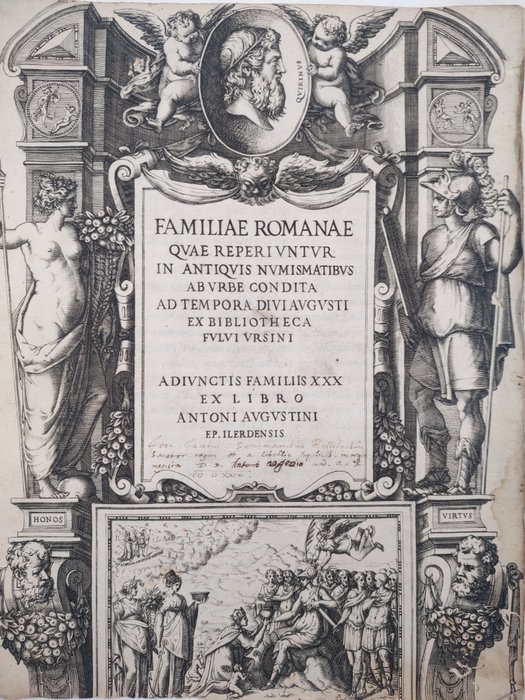 Fulvio Orsini - Familiae romanae quae reperiuntur in antiquis numismatibus - 1577