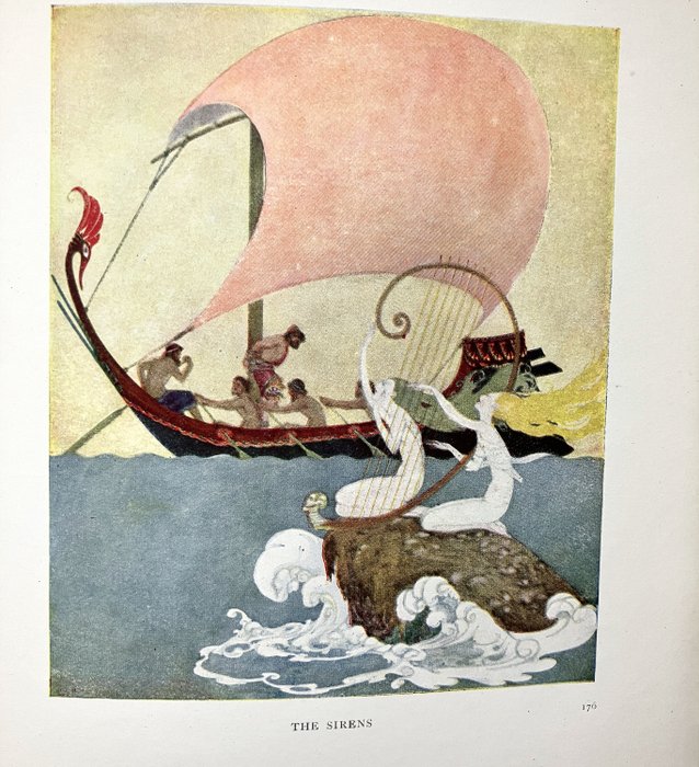 Padraic Colum, Homer/ Willy Pogany - The Adventures of Odysseus and The Tale of Troy - 1920