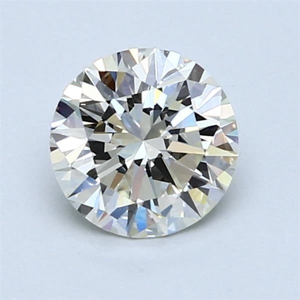 1 pcs 鑽石 - 1.10 ct - 圓形 - I(極微黃、正面看為白色) - VVS2