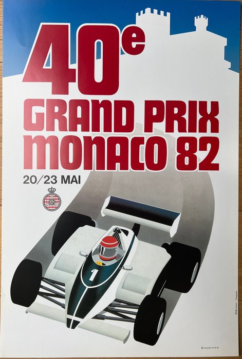 Anonymous - Poster pubblicitario- GP Monaco 1982