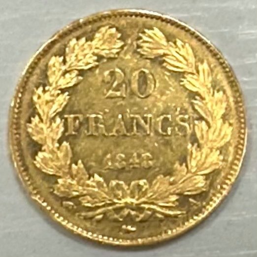 20 Francs  1848-A, Paris