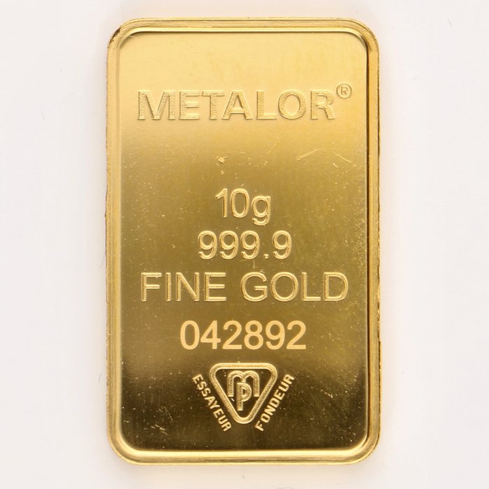 10 gramos - Oro .999 - Metalor