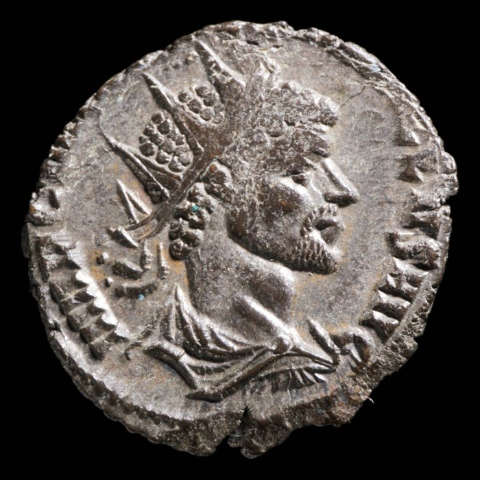 羅馬帝國. 昆提盧斯 (AD 270). Silvered Antoninianus Rome, 10th officina - MARTI PACIF