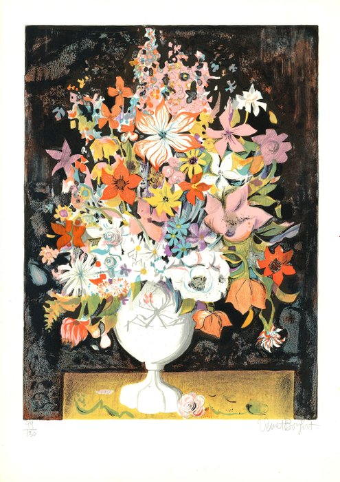 Robert Vernet Bonfort (1934) - Le bouquet de fleurs
