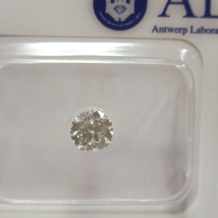 1 pcs Diamant - 0.40 ct - Rond - K - SI1