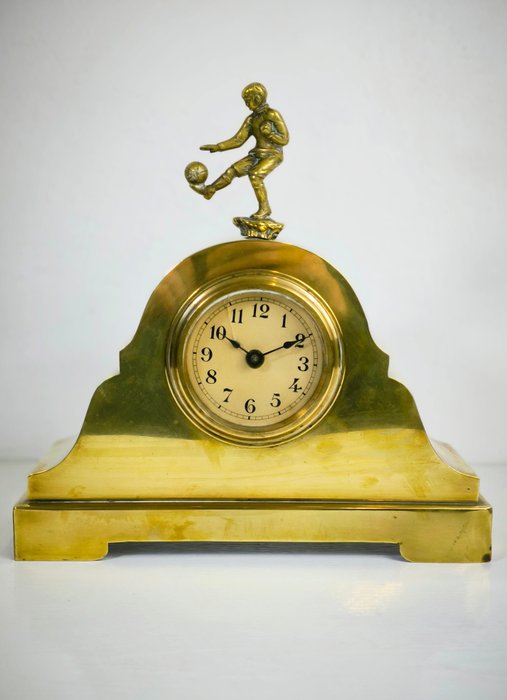 Reloj de repisa de chimenea - Manifattura Italiana -  Art Déco Latón - 1930-1940