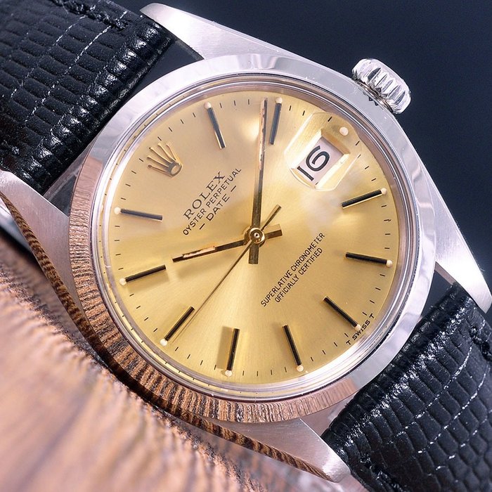 Rolex - Oyster Perpetual Date - Ref. 1500 - Herre - 1970-1979