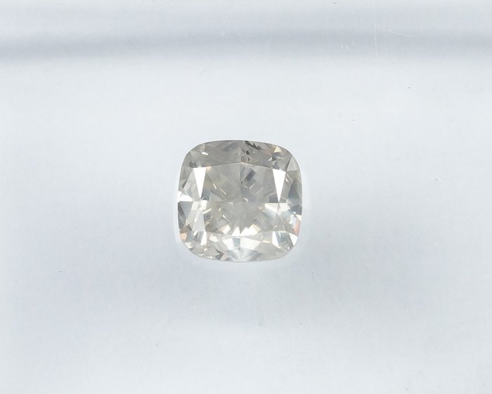 鑽石 - 0.51 ct - 祖母綠形 - K(輕微黃色、從正面看是亮白的) - SI1