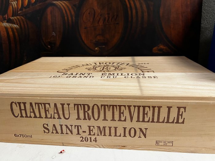 2014 Chateau Trotte Vieille - Saint-Émilion 1er Grand Cru Classé B - 6 Flasker (0,75 L)