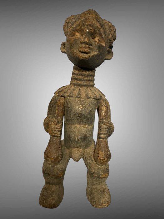 Escultura - 60cm - Con Base - Bamileke - Camerún