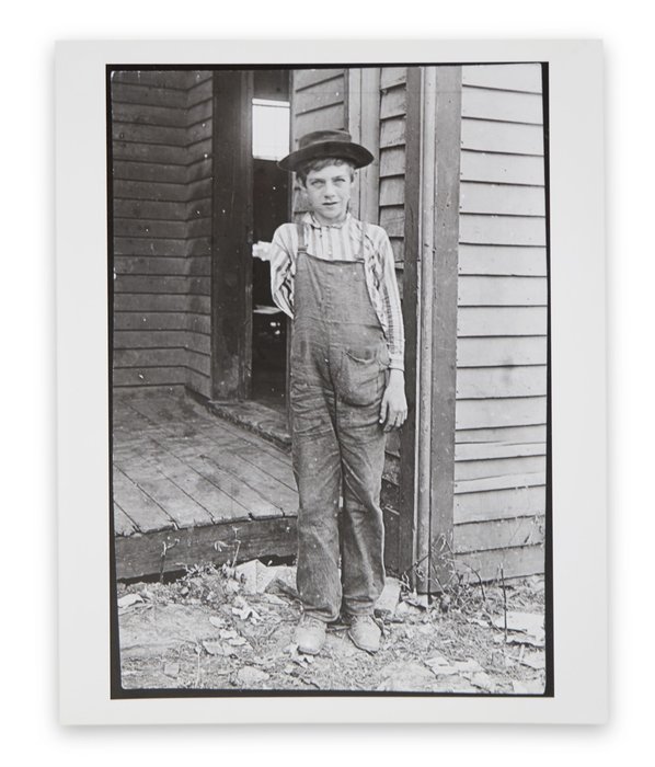 Lewis Wickes Hine (1874-1940) - Boy Lost Arm Running Saw in Box Factory, 1909
