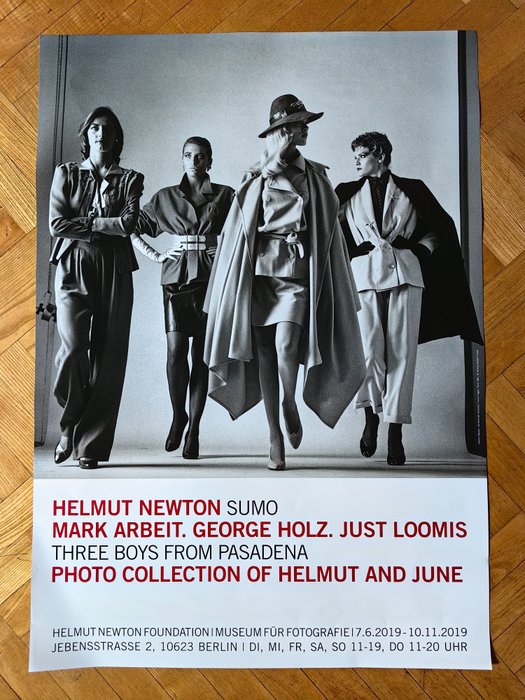 after Helmut Newton - Cartel exposición SUMO de Helmut Newton