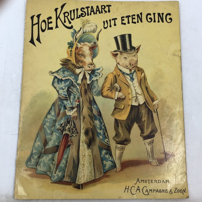 Anom - Hoe Krulstaart uit eten ging - 1899