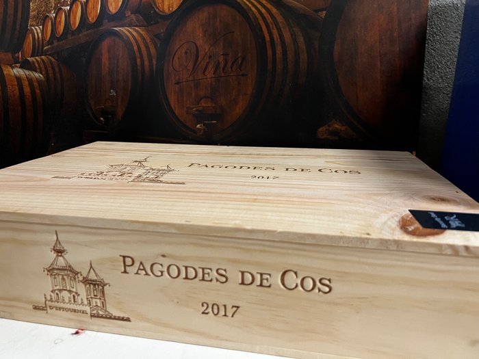 2017 Pagodes des Cos, 2nd wine Ch. Cos d'Estournel - Saint-Julien - 6 Flasker  (0,75 l)