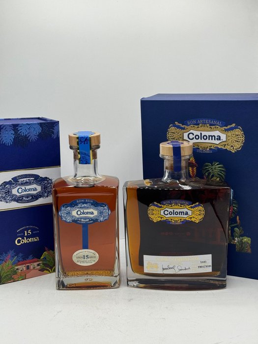 Coloma - Cask Strength 2010 + 15 años - 70 cl - 2 sticle