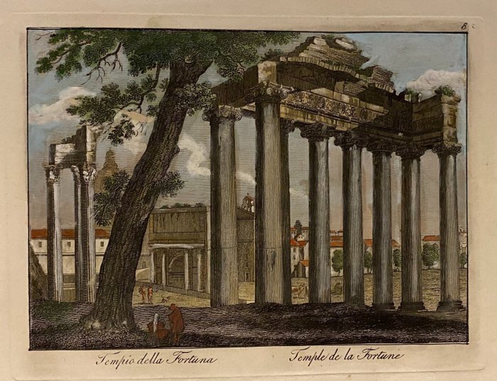 Pietro Parboni Pietro Ruga (XIX) - vedute d Roma tratte dalla Raccolta di monumenti più celebri di Roma Antica con l'aggiunta delle
