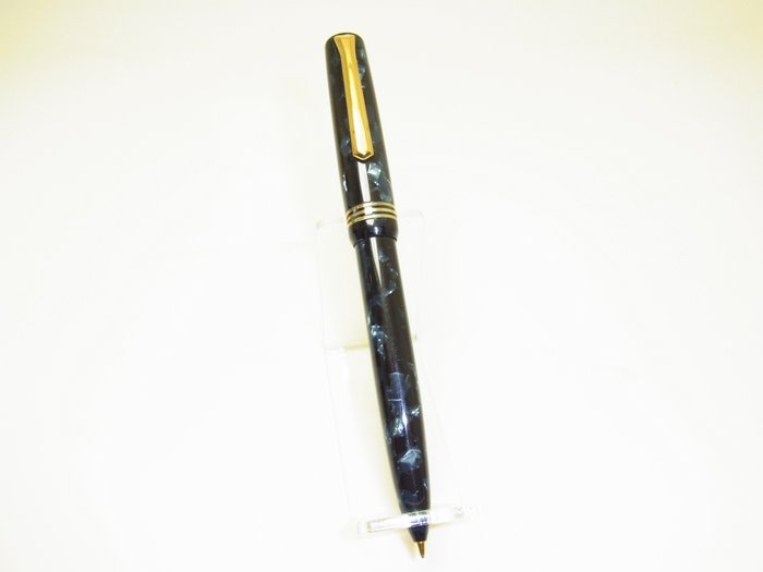 RARE NOS Tibaldi Modello 60 Blue Marbled Celluloid 0.5 - Blyertspenna
