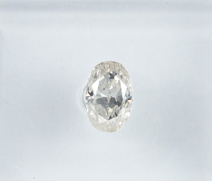 鑽石 - 0.40 ct - 橢圓形 - H(次於白色的有色鑽石) - VS1