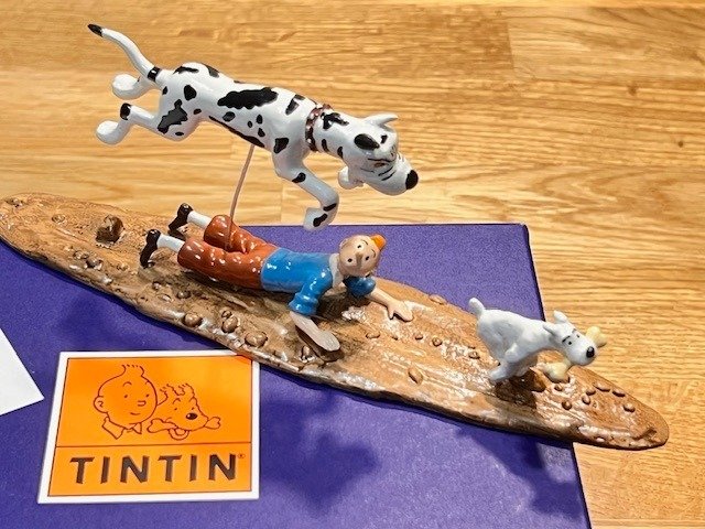 Tintin - Figurine Moulinsart 46944 - Tintin et le danois - (2002) - 1 Estatueta