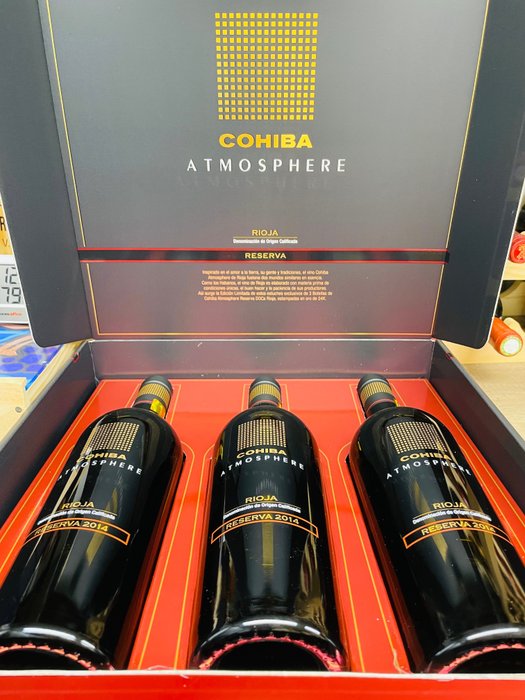 2014 Marqués de Tomares, Cohiba Atmosphere - Rioja Reserva - 3 Flaskor (0,75L)