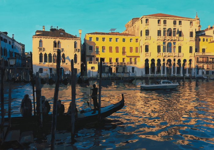Marco Barberio Moz - Golden Venice under Tiffany