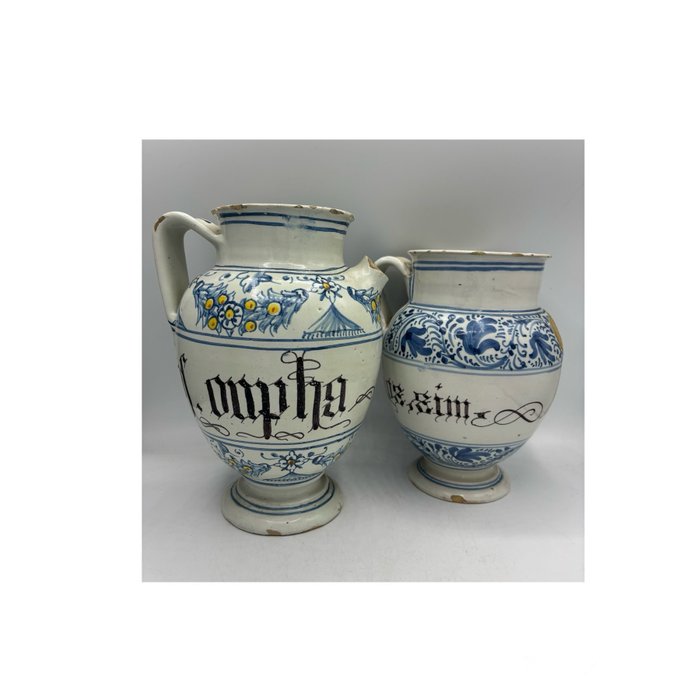 Apothekerglas/Albarello (2) - Keramik