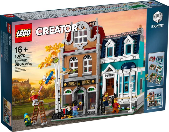 Lego - Alkotói szakértő - 10270 - Modular Buildings - Bookshop