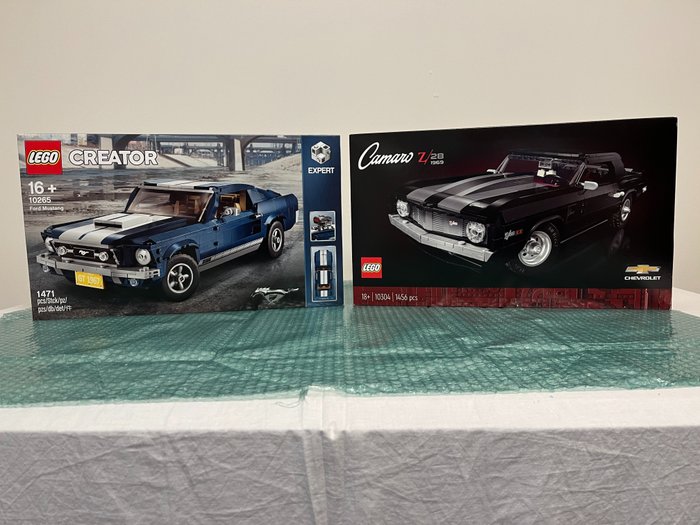 Lego - ICONS / Creator Expert - 10265 & 10304 - Ford Mustang & Chevrolet Camaro Z/28 1969 (M.I.S.B.)