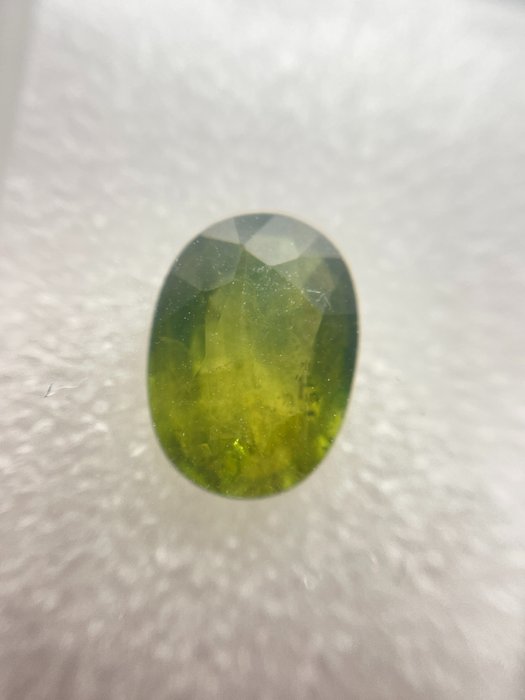 Gulaktig grønn Safir - 1.46 ct