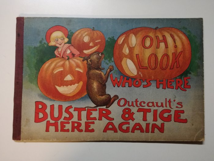 Buster Brown - Oh! Look who's here - Buster & Tige here again - 1 Album - Erstausgabe - 1914