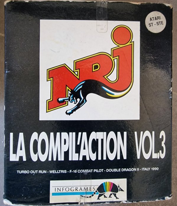 Atari - La.compil'action NRJ Atari ST / STE - 5 jeux (en 9 disquettes) - ST / STE - Videopeli (1) - Alkuperäispakkauksessa
