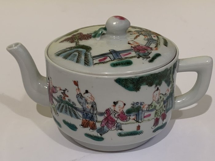 Famille Rose teapot - Teapot - Porcelain
