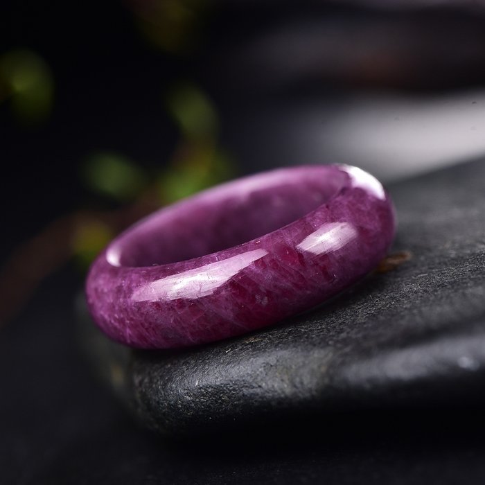 Természetes rubin - Nagyon ritka gyűrű - Csúcsminőség- 6.56 g