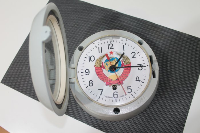 Orologio da paratia / orologio da nave - USSR - Lega - 1980-1990
