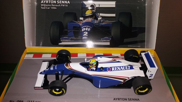 Minichamps 1:18 - 1 - Modell autó - Williams FW16 Ayrton Senna 1994