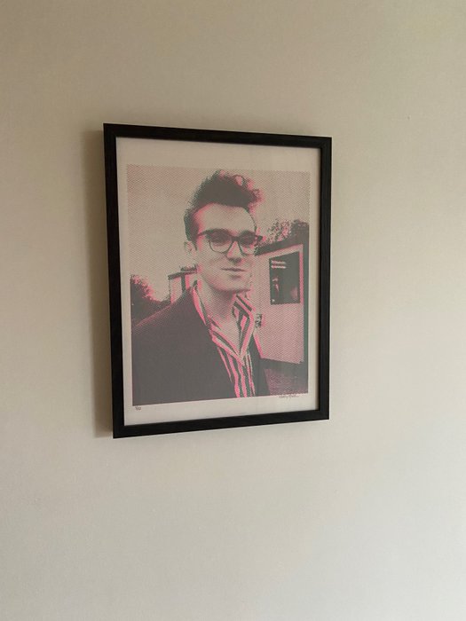 Hollyhock - two tone screen Print limited to 10 - Morrissey