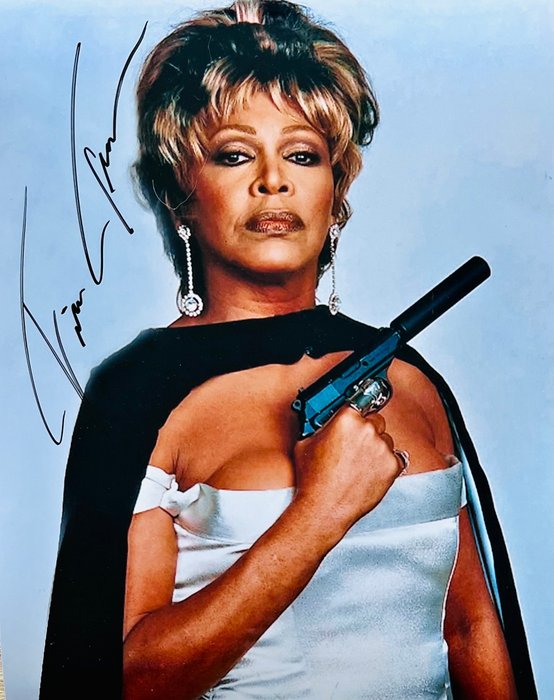 James Bond 007: GoldenEye - Tina Turner, title song performer - signed, with COA
