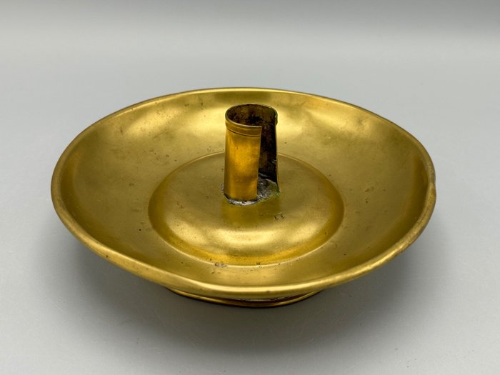 Hollandse tafel kandelaar - 燭台 - 銅, 黃銅