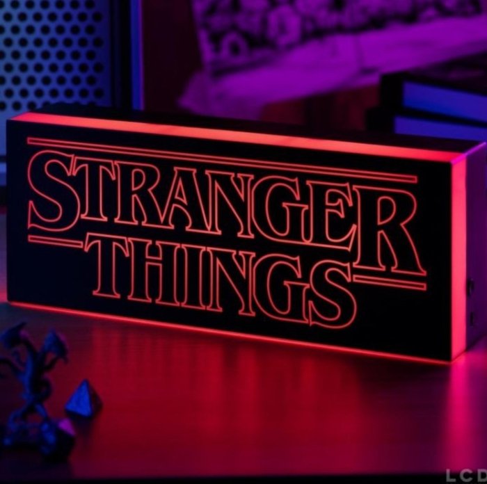 Lampada stranger things logo light ( originale) marchio paladone - 照明標誌 - 塑料