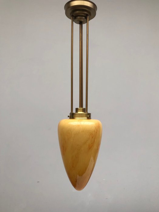 Plafondlamp - Glas, Messing