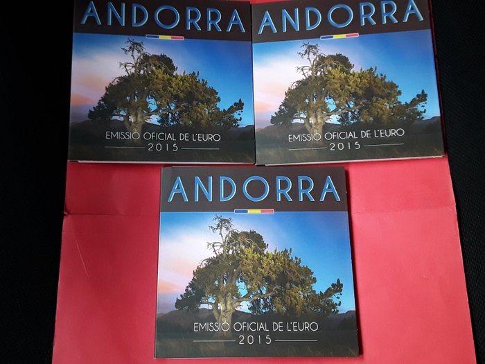 Andorra. Year Set (FDC) 2015 (3 sets)  (Sin Precio de Reserva)