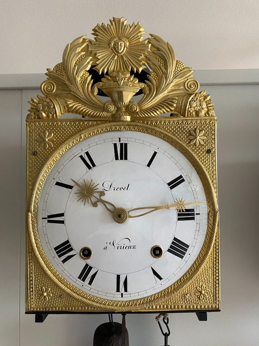 Orologio da parete - Ottone - 1800-1850