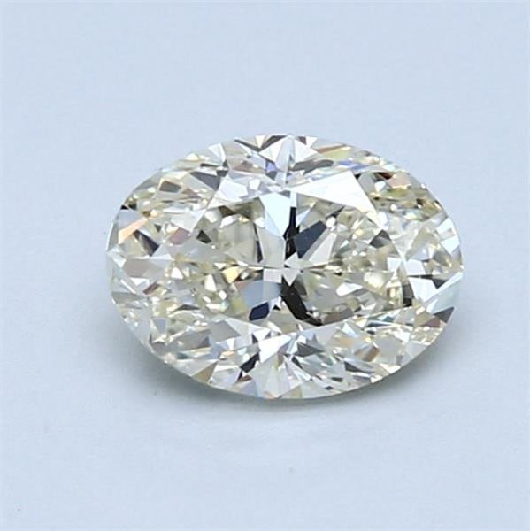 1 pcs Diamant - 0.90 ct - Oval - L - VS1