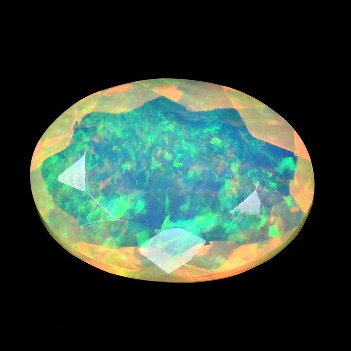 Keine Reserve-Orange Opal - 4.80 ct